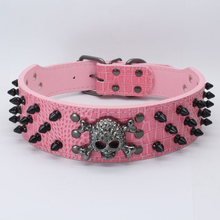 Skull Pet Collar Dog Collar